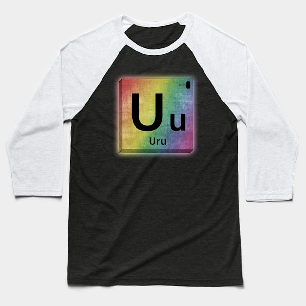 Uru Element Baseball T-Shirt by Apgar Arts